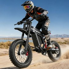 Full Suspension E-Bike 60V30Ah