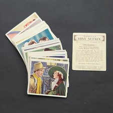 Famous Love Scenes Godfrey Phillips 1939 Cigarette Cards Singles FREE P&P