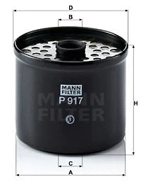 Fuel filter fits - filter, fits: