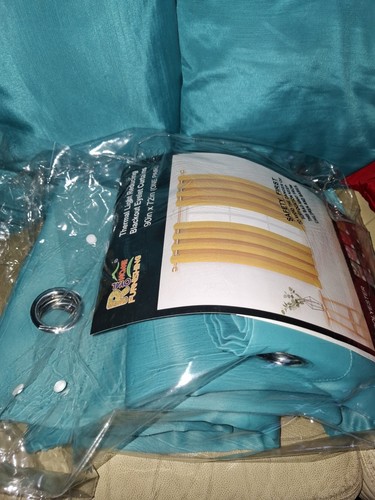 Beautiful curtains teal colour - beautiful,