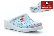 Womens Clogs Ladies Wedge Heel