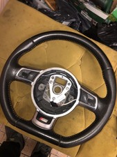 OEM Audi S-Line Flat Bottom Steering Wheel