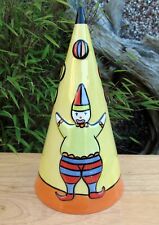 Lorna Bailey Rare Early GIANT JUGGLERS Conical Sugar Sifter Shaker  Clowns