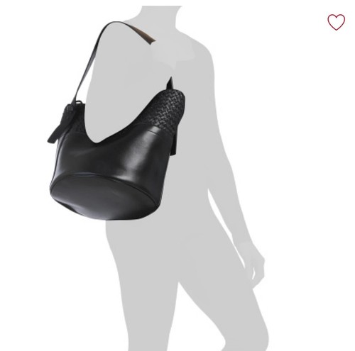 Falor black bag smooth - black, bottom
