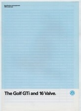 Volkswagen Golf GTi & GTi 16v
