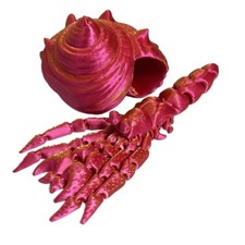 3D Printed Conch Shell Crab 3D