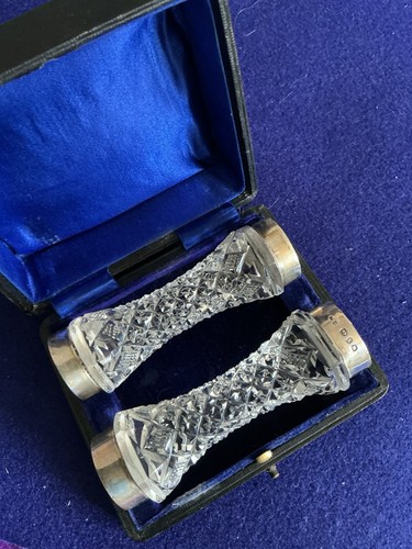 Antique silver and cut glass - antique,