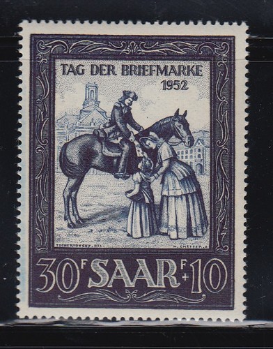 Saar 1952 stamp - saar,