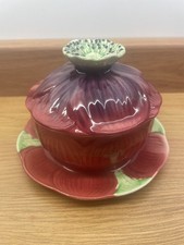 Rare 1930's Anemone Lidded
