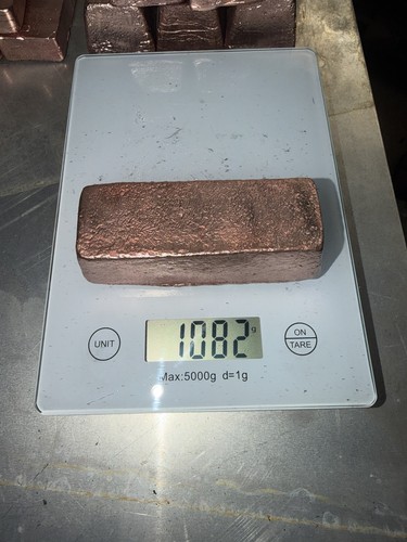 Copper bullion bar - ingot, 1