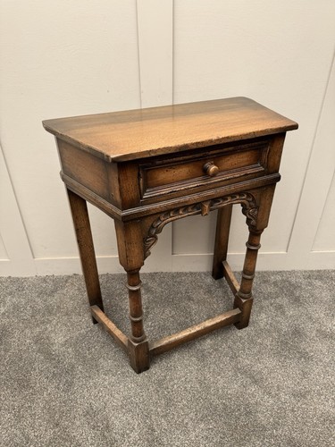 Antique style solid oak side - antique,