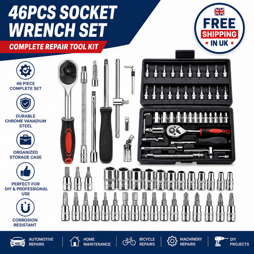 46pc car repair tool kit - 46pc,