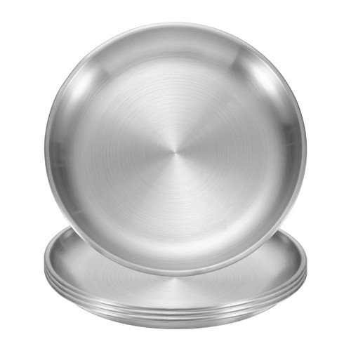 4pcs stainless steel dinner - stainless,