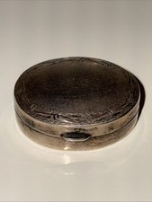 Vintage silver trinket/pill