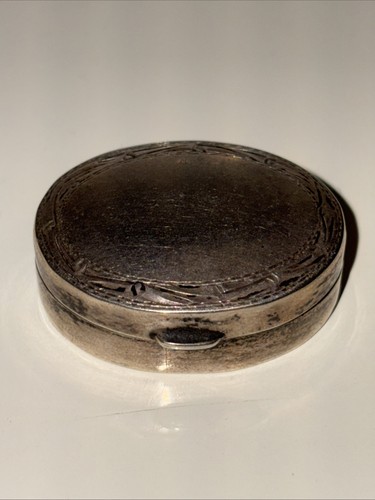 Vintage silver trinket pill - silver, trinket/pill