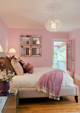 Plain Pale Pink Bedroom Wallpaper - 51163903 - Amelia - Shabby Chic/ Modern Wall