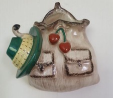 Charming TMK2 Goebel Tyrolean Hiker Backpack & Hat, Wall Pocket, Full Bee Mark