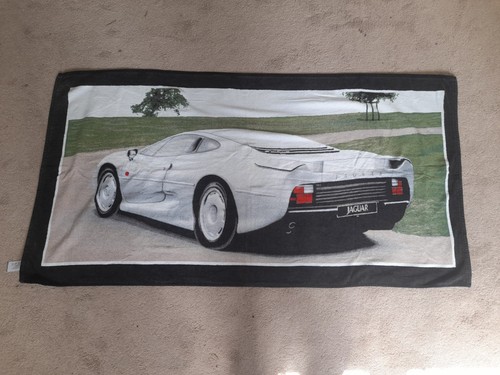 Jaguar xj220 towel garage wall - garage,