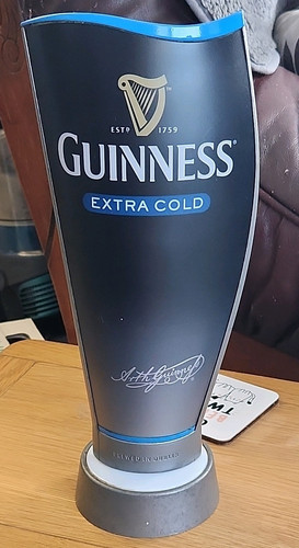 Guinness extra cold beer pump - extra,