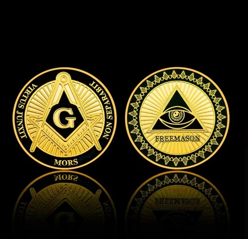 Freemason coin secret order - freemason,