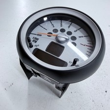 MINI ONE R56 REV CLOCK COUNTER 9153402 RPM REVOLUTION CLOCK SILVER TRIM 06-10
