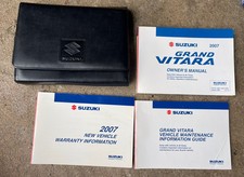 2007 Suzuki Grand Vitara Owners Manual  Set with Case OEM parts X-nice