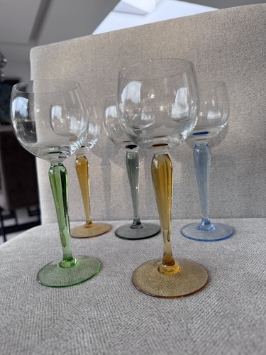 Set five coloured stem - five, hock