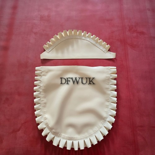 White frilly maid - maid, apron