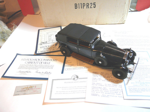 Franklin mint 1929 rolls royce - 1929, rolls-royce