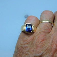 Men's 2Ct Natural Blue