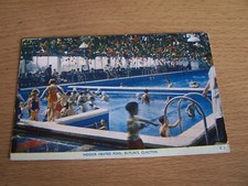Indoor Heated Pool Butlins Clacton Vintage RP Postcard Essex 1961
