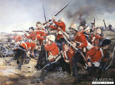 battle for Rorkes Drift  VC Military art post Card 24th Warwickshires Zulu War