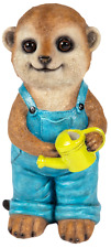 Boy Gardening Meerkat Ornament