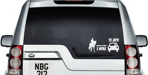 Horse riding decal sticker - horse,