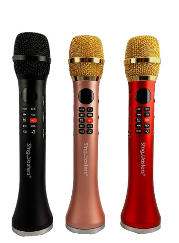 Karaoke microphone speaker - microphone,