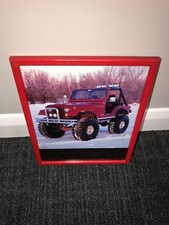 1978 Jeep CJ7 Framed Photograph Photo Monster Truck 4x4 Willys 27x22 cm - VGC
