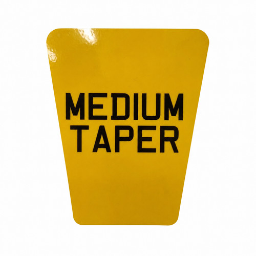 Flexible tapered show number - tapered,