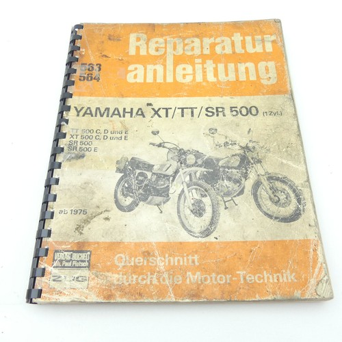 Yamaha 500 workshop - xt,