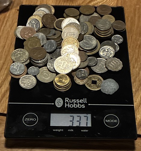 Mixed world coins bulk 330g - coins,