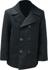 Highlander Black Pea Coat