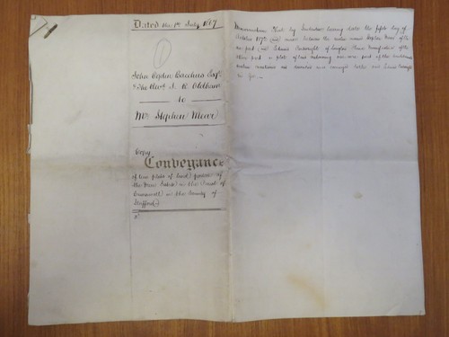 Antique copy conveyance - antique, of