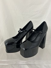 EGO Black Patent 6" Block Heel