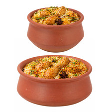 Clay Handi Serving Pot Biryani