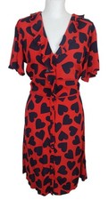 New Oasis Tea Dress 14 Red