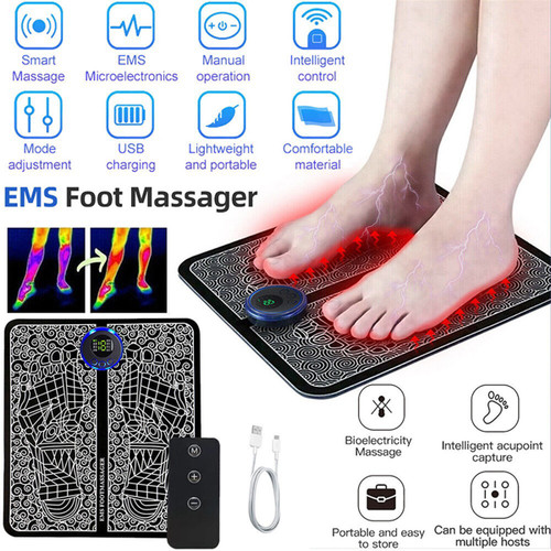 Electric foot massager pad - electric,