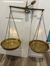 Antique Brass Balance Scale