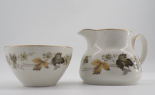 Royal Doulton English Larchmont Open Sugar Bowl And Creamer