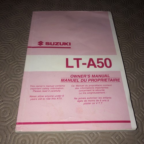 Suzuki quad bike handbook - quad, 50