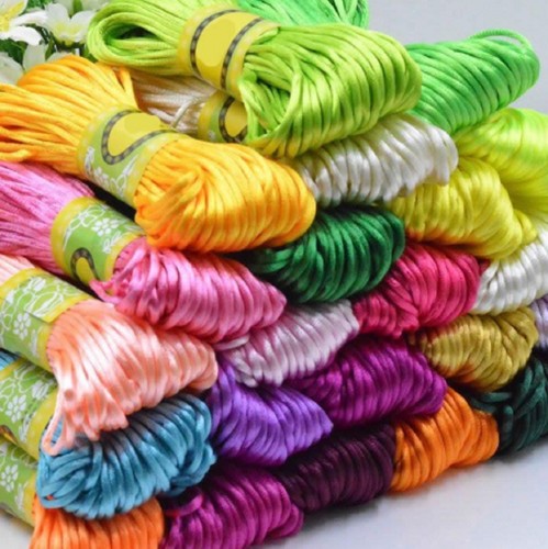 20m 2mm rattail satin - x,