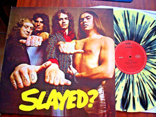 Slade LP "Slayed?" MINT Limited Yellow+Black Splatter Reissue BMGCAT501LP